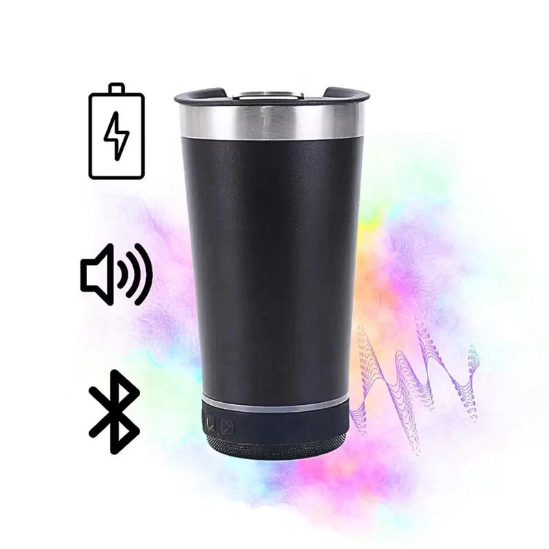 Copo Térmico - Caixa de Som Bluetooth