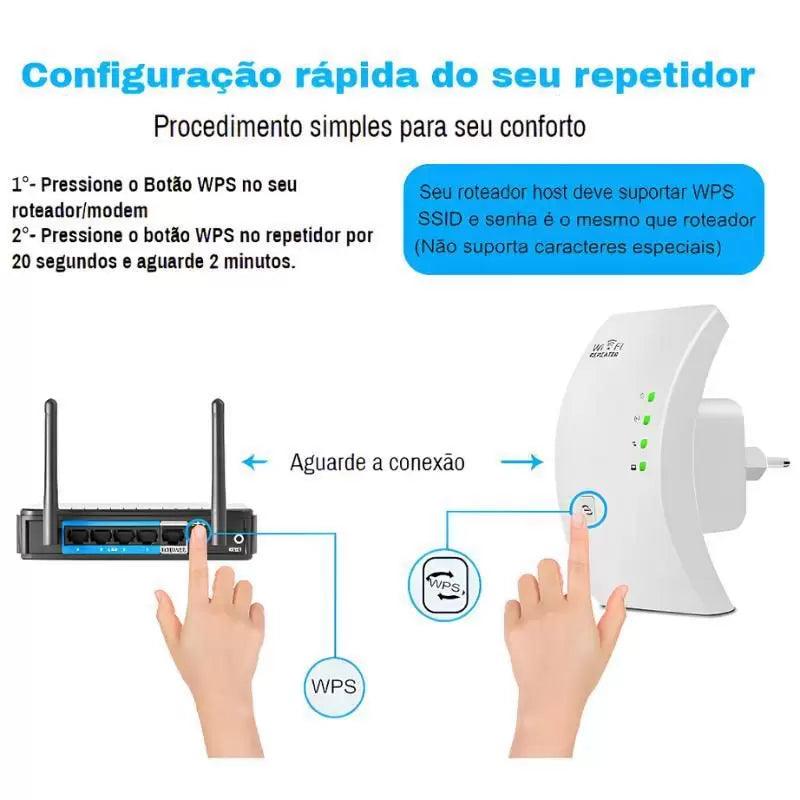 Amplificador de Sinal Wifi Wireless