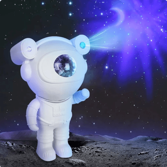 Luminária Astronauta com Som Bluetooth