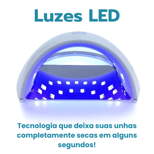 Kit NailPro - Secadora De Unha Led UV + Lixadeira Elétrica