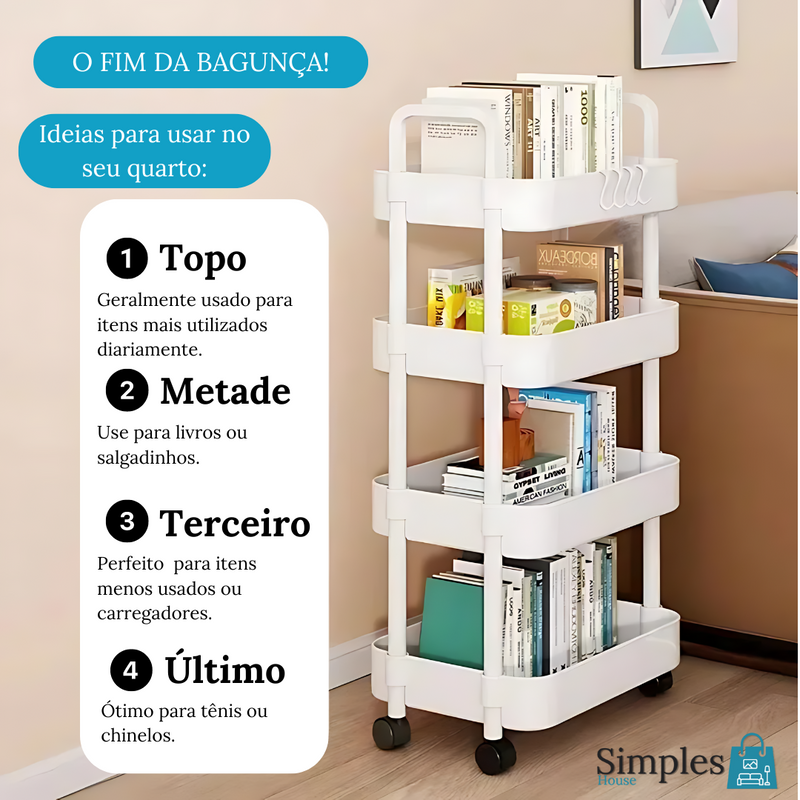 O Carrinho Organizador - Simples House