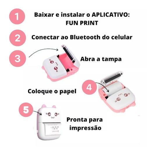 Mini Impressora Portátil - Pro