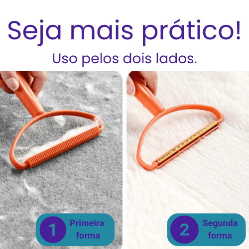 Removedor de Pelos e Fiapos Portátil