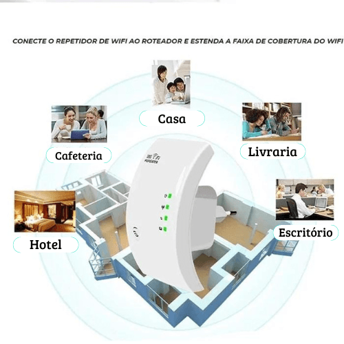 Amplificador de Sinal Wifi Wireless